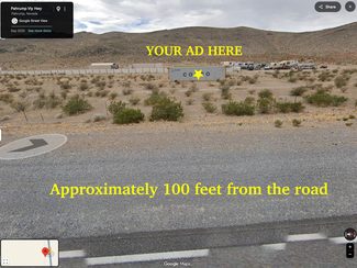 Banner Space available on a 40 foot shipping conta